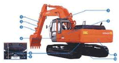 Hitachi ZX350K Гусеничный одноковшовый экскаватор Hitachi ZX350K Гусеничный одноковшовый экскаватор