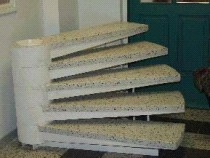 Ступени из мозаичного бетона Ступени из мозаичного бетона