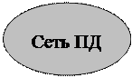 Овал: Сеть ПД