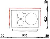 Печь-плита LLU1150/KB Печь-плита LLU1150/KB